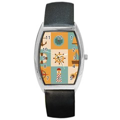 Nautical Elements Collection Barrel Style Metal Watch by Grandong