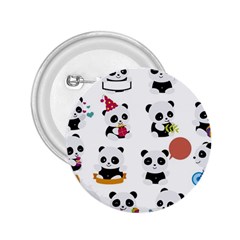 Playing Pandas Cartoons 2 25  Buttons by Apen