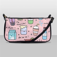 Drink Cocktail Doodle Coffee Shoulder Clutch Bag by Apen