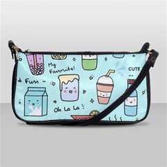 Drinks Cocktails Doodle Coffee Shoulder Clutch Bag by Apen