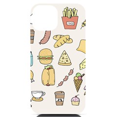 Dinner Meal Food Snack Fast Food Iphone 14 Black Uv Print Case by Apen