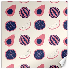 Fruits Halves Pattern Design Canvas 20  X 20  by Apen