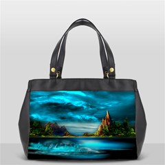 Artistic Fantasy Psychedelic Oversize Office Handbag (2 Sides) by Sarkoni