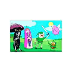 Adventure Time The Legend Of Zelda Parody Sticker (rectangular) by Sarkoni