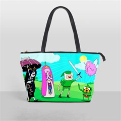 Adventure Time The Legend Of Zelda Parody Classic Shoulder Handbag by Sarkoni