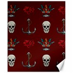 Tattoo Old School Background Pattern Canvas 16  x 20  15.75 x19.29  Canvas - 1