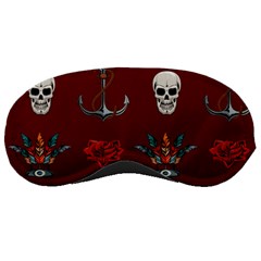 Tattoo Old School Background Pattern Sleep Mask by Bedest