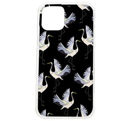 Crane Pattern Iphone 12 Pro Max Tpu Uv Print Case by Bedest