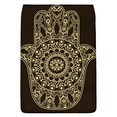 Hamsa Hand Drawn Symbol With Flower Decorative Pattern Removable Flap Cover (s) by Hannah976