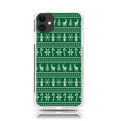 Wallpaper Ugly Sweater Backgrounds Christmas Iphone 11 Tpu Uv Print Case by artworkshop