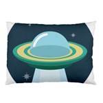 Illustration Ufo Alien  Unidentified Flying Object Pillow Case 26.62 x18.9  Pillow Case