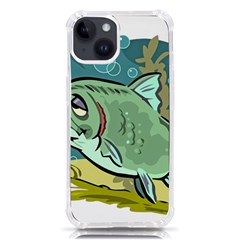 Fish Hook Worm Bait Water Hobby Iphone 14 Tpu Uv Print Case by Sarkoni