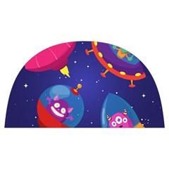 Cartoon Funny Aliens With Ufo Duck Starry Sky Set Anti Scalding Pot Cap by Ndabl3x