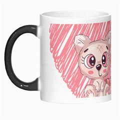 Dog Cat Animal Pet Heart Love Morph Mug by Sarkoni