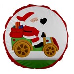 Christmas Santa Claus Large 18  Premium Round Cushions Front