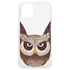 Owl Bird Feathers Iphone 12/12 Pro Tpu Uv Print Case by Sarkoni