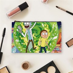 Rick And Morty Adventure Time Cartoon Cosmetic Bag (medium) by Bedest