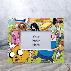 Adventure Time Finn  Jake White Tabletop Photo Frame 4 x6  by Bedest