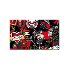 Graffiti Tatoo Skate Art Boom Sticker (rectangular) by Bedest