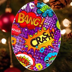 Crash Bang Adventure Time Art Boom Graffiti Uv Print Acrylic Ornament Oval by Bedest