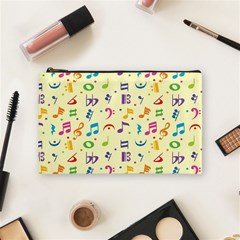 Seamless Pattern Musical Note Doodle Symbol Cosmetic Bag (medium) by Hannah976