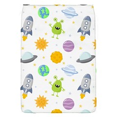 Seamless Pattern Cartoon Space Planets Isolated White Background Removable Flap Cover (s) by Hannah976