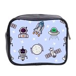 Seamless Pattern With Space Theme Mini Toiletries Bag (Two Sides) Back