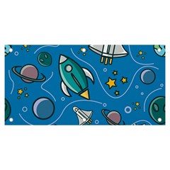 About Space Seamless Pattern Banner And Sign 6  X 3  by Hannah976