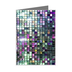 Disco Mosaic Magic Mini Greeting Card by essentialimage365