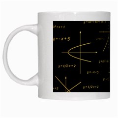 Abstract Math Pattern White Mug by Hannah976