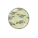 Sloths Pattern Design Hat Clip Ball Marker (4 pack) Front