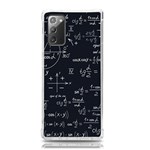 Mathematical Seamless Pattern With Geometric Shapes Formulas Samsung Galaxy Note 20 TPU UV Case Front