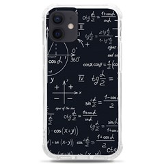 Mathematical Seamless Pattern With Geometric Shapes Formulas Iphone 12 Mini Tpu Uv Print Case	 by Hannah976