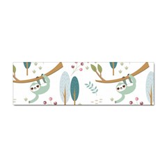 Pattern Sloth Woodland Sticker (bumper) by Hannah976