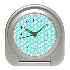 Spring Happiness Blue Ocean Travel Alarm Clock by ConteMonfrey