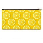 Lemon Fruits Slice Seamless Pattern Pencil Case Back