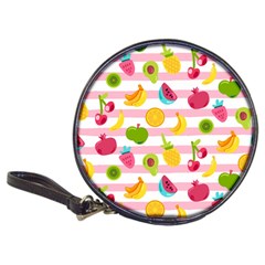 Tropical Fruits Berries Seamless Pattern Classic 20-cd Wallets by Ravend