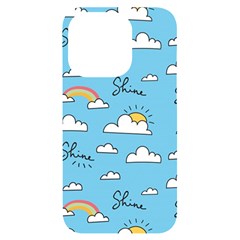 Sky Pattern Iphone 14 Pro Black Uv Print Case by Apen