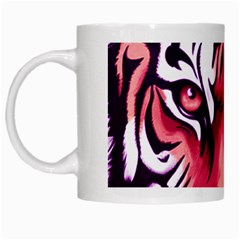 Tiger Design White Mug by TShirt44