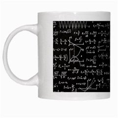 Math Equations Formulas Pattern White Mug by Ravend