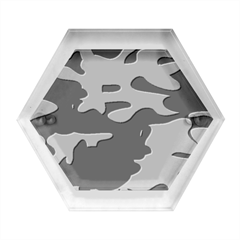 Texture Military Camouflage Repeats Seamless Army Green Hunting Hexagon Wood Jewelry Box by Ravend