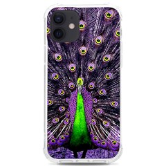 Peacock Bird Color Iphone 12/12 Pro Tpu Uv Print Case by Cendanart