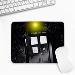 Doctor Who Space Tardis Small Mousepad by Cendanart