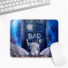 Doctor Who Adventure Bad Wolf Tardis Small Mousepad by Cendanart