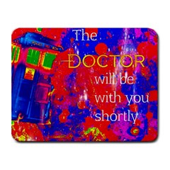 Doctor Who Dr Who Tardis Small Mousepad by Cendanart