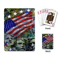 Usa United States Of America Images Independence Day Playing Cards Single Design (rectangle) by Ket1n9