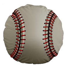 Baseball Large 18  Premium Round Cushions by Ket1n9