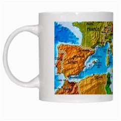 World Map White Mug by Ket1n9