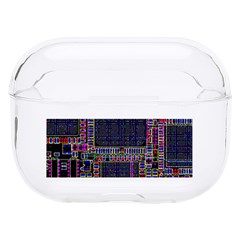 Cad Technology Circuit Board Layout Pattern Hard Pc Airpods Pro Case by Ket1n9