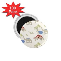 Dinosaur Art Pattern 1 75  Magnets (100 Pack)  by Ket1n9